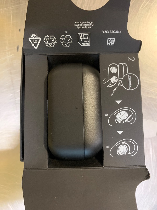 Photo 1 of Technics Reference Class Hi-Fi Wireless Earbuds, Dolby Atmos, Head Tracking, Adaptive Noise Cancelling, 3 Device Multipoint, 10-hr Battery, Wireless Charging, in Ear Headphones - EAH-AZ100-K (Black)