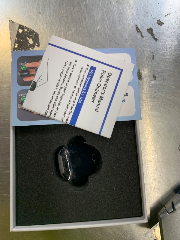 Photo 1 of Pulse Oximeter O2 Ring Oxygen Monitor Blood Oxygen Saturation Continuous Recording of SpO2&PR Rechargeable Pulse Ox continuous pulse oximeter with Bundle APP Provides Report