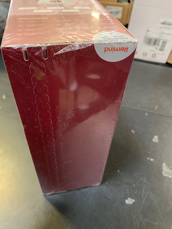 Photo 1 of Momcozy M5 Smart APP Controlled Wearable Breast Pump, Hands-Free Wireless Electric Pump, 3 Modes 9 Suction Levels, BPA-Free, Portable Lightweight, 24mm Flange, 2-Pack Cozy Red // FACTORY SEALED