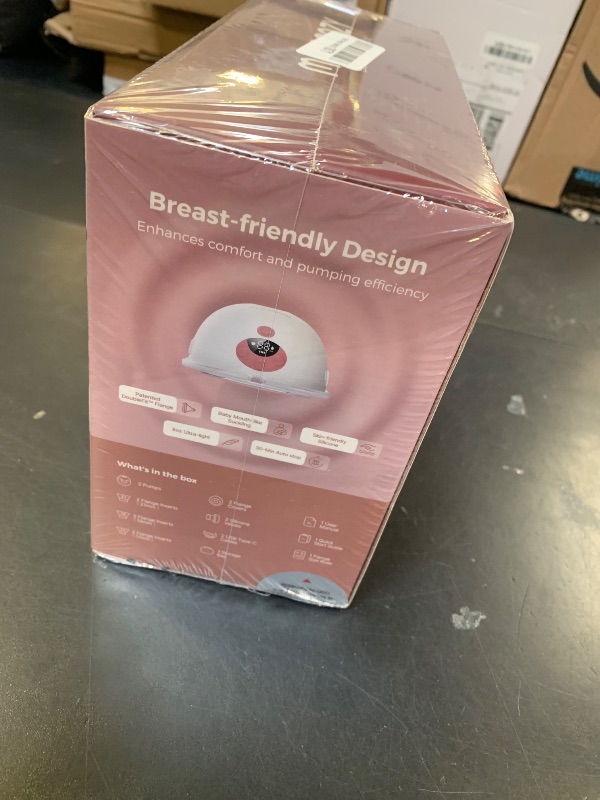 Photo 1 of Momcozy M5 Smart APP Controlled Wearable Breast Pump, Hands-Free Wireless Electric Pump, 3 Modes 9 Suction Levels, BPA-Free, Portable Lightweight, 24mm Flange, 2-Pack Cozy Red // FACTORY SEALED