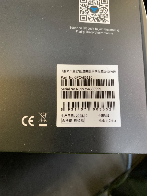 Photo 1 of FLYDIGI Apex 5 PC Controller, Forceflex Joystick 2.0, ForceAdapt Triggers, 3ms Ultra-Low Latency, RGB Light Bar, Full-Color LCD Display,1500mAh Battery PC/NS/Android/TV