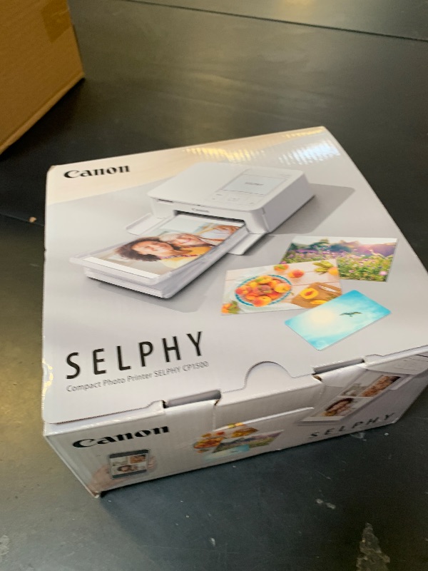 Photo 1 of Canon SELPHY CP1500 Compact Photo Printer White