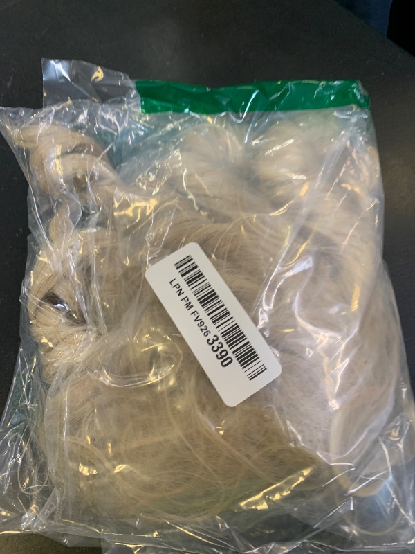 Photo 1 of SEIKEA Cheer Ponytail Hair Piece, Lightweight Curly Cheerleader Hairpiece Realistic Natural Soft 14" Ponytail Extension for Cheerleader Competition Dance for Girls Teens Champagne Blonde