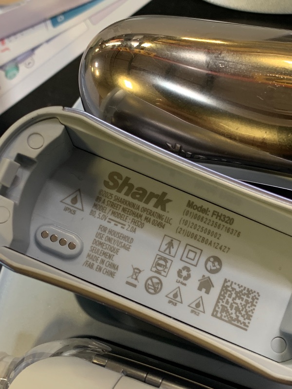 Photo 1 of Shark FacialPro Glow at-Home Hydro-Powered Facial System with DePuffi Hot & Cold Therapy – Professional Spa Skincare Device for Pore Cleansing, Hydration, & Radiant Glow, Blue, FH320