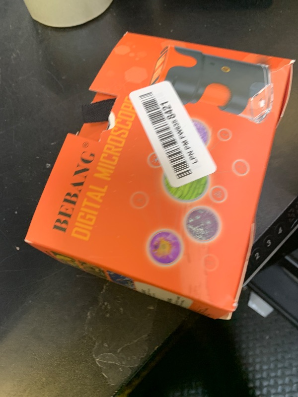 Photo 1 of 1000X Handheld Microscope for Kids 4K 2.0" Screen Rechargeable Mini Pocket Digital Microscopes w/Slides Kit Portable Edu Gift Age 4-6 8-12 Children Students