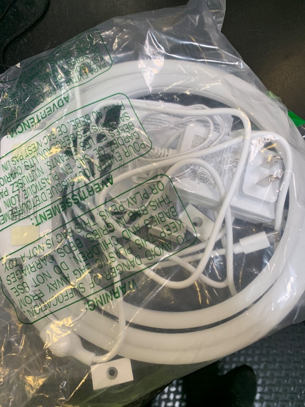 Photo 1 of LIFX Neon Flex SuperColor LED Strip Light, 6.5ft Bendable Silicone Neon Rope with Polychrome 24-Zone RGBW Smart Lighting, Wi-Fi, Voice Control, No Hub Required, LFXNEON6.5