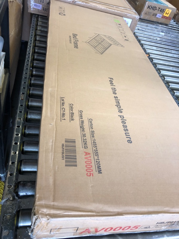 Photo 1 of VECELO
Upholstered Storage Bed Black Metal Frame Full Platform Bed with 3-Drawers, Faux Leather Tufted Headboard and Wood Slats