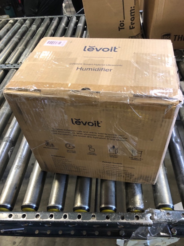 Photo 1 of LEVOIT LV600S Smart Warm and Cool Mist Humidifiers for Home Bedroom Large Room, (6L) 753ft² Coverage, Quickly & Evenly Humidify Whole House, Easy Top Fill, App & Voice Control - Quiet Sleep Mode
