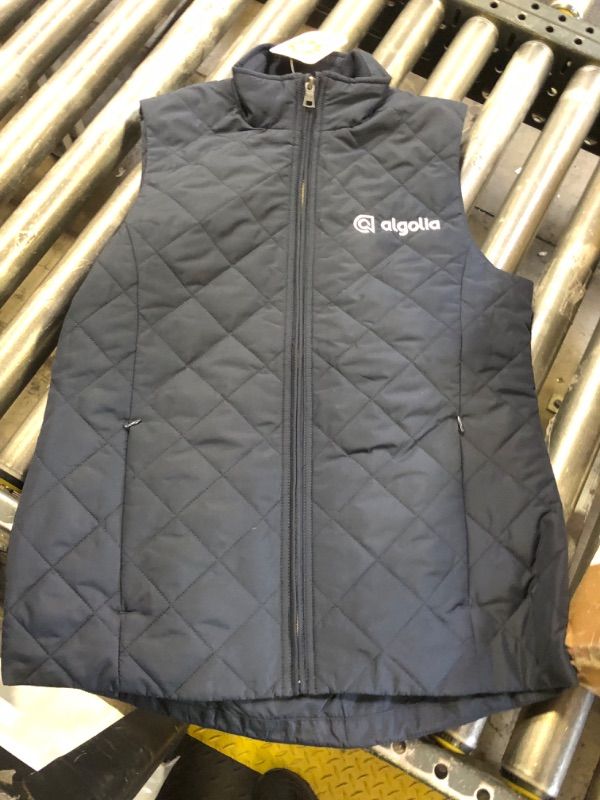 Photo 1 of brooks brothers MEDIUM womans diamond quilt insulated vest night navy