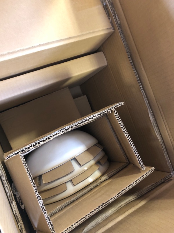 Photo 1 of **INCOMPLETE SET** AmorArc Ceramic Dinnerware, Handmade Reactive Glaze Stoneware Plates and Bowls Sets, Highly Scratch Resistant | Dishwasher & Microwave Safe Dishes