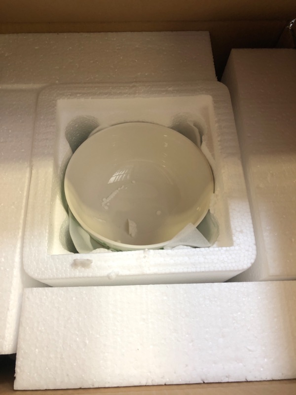 Photo 1 of Potchen 12 Pcs Vintage Green Floral Ceramic Dinnerware Set Service for 4 Elegant Green Plates Bowls Set for Kitchen Daily Use Christmas Party, Microwave Dishwasher Safe