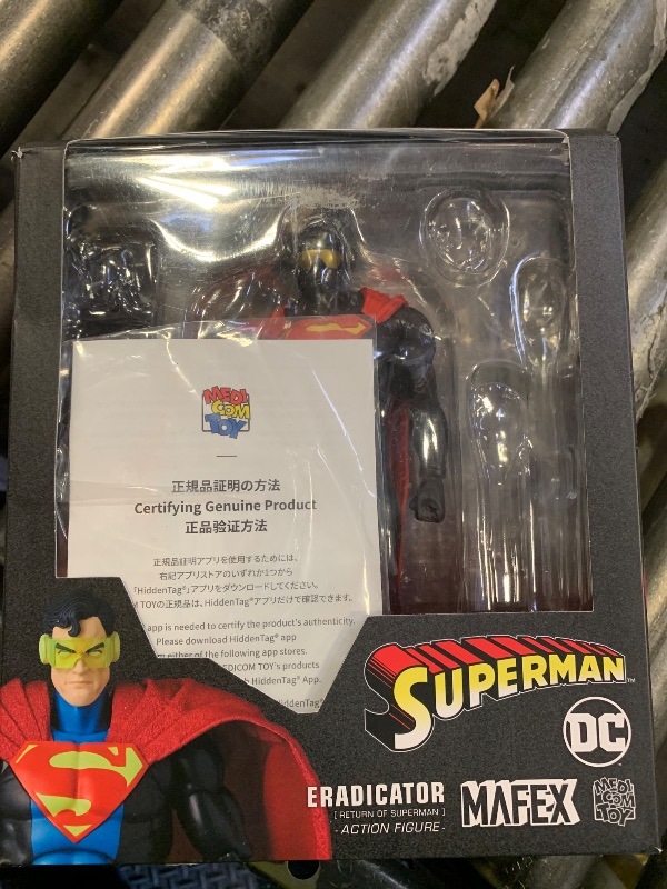 Photo 1 of **Incomplete** The Return of Superman: Eradicator Mafex Action Figure **Incomplete**
