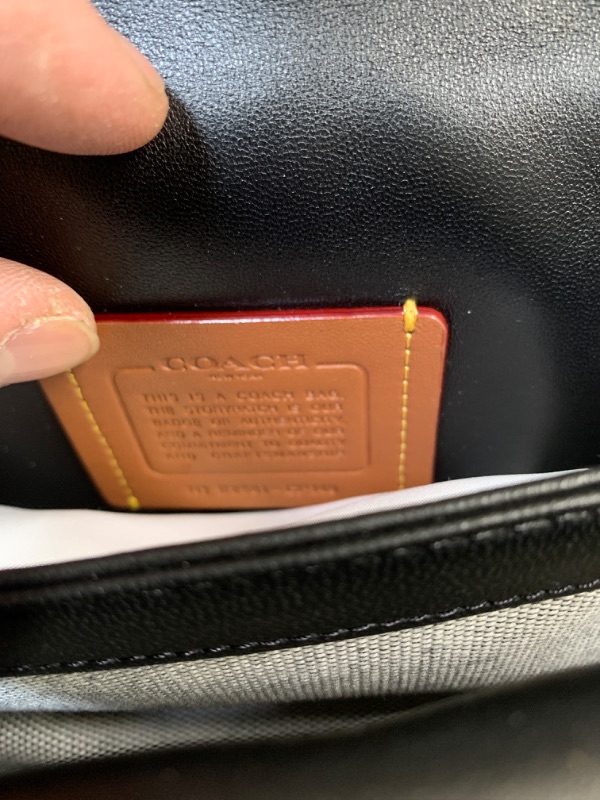 Photo 1 of Coach, Womens, Quilted Tabby Shoulder Bag 20 with Chain, Black 1, One Size