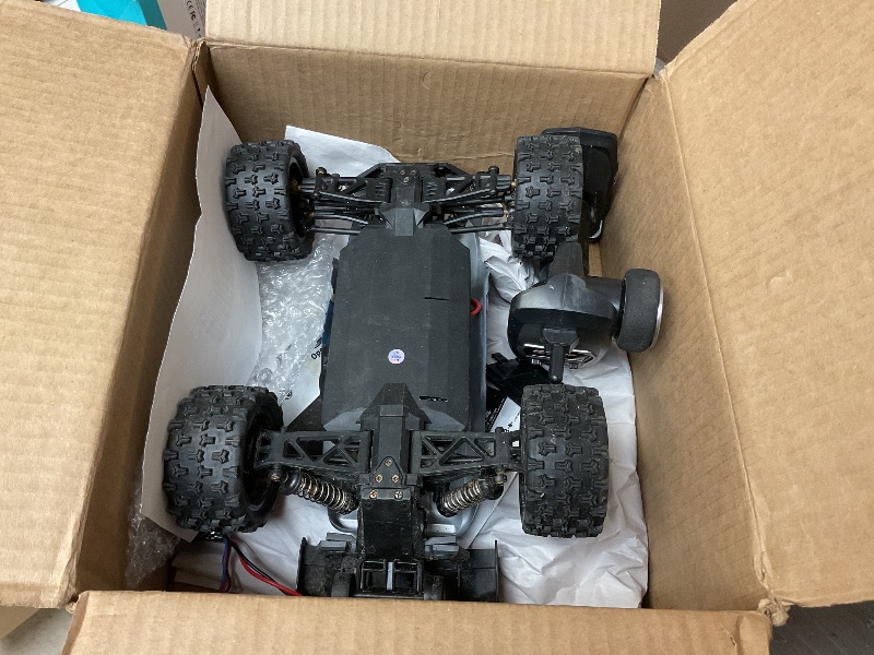Photo 1 of Scientoy 1/14 RC Cars Fast 50 KPH, 4WD Offroad RC Truck with 60 Mins Runtime, All Terrain High Speed Remote Control Car with 2 Rechargeable Batteries 2000 mAh, RC Cars for Adults and Boy Gifts