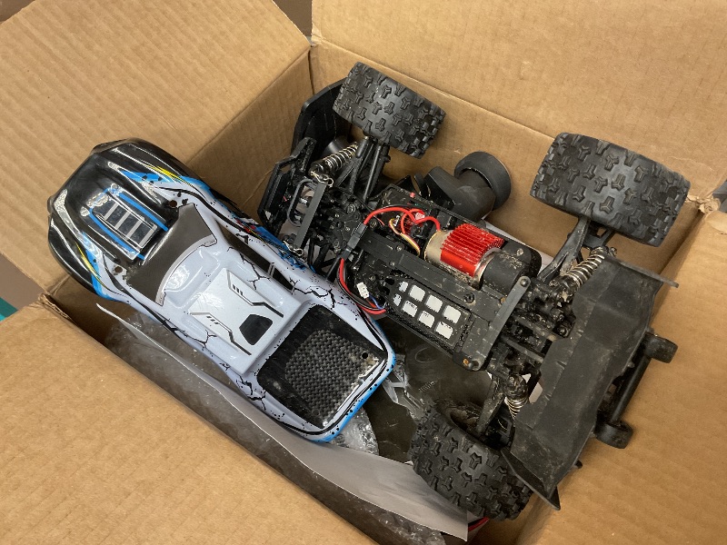 Photo 1 of Scientoy 1/14 RC Cars Fast 50 KPH, 4WD Offroad RC Truck with 60 Mins Runtime, All Terrain High Speed Remote Control Car with 2 Rechargeable Batteries 2000 mAh, RC Cars for Adults and Boy Gifts