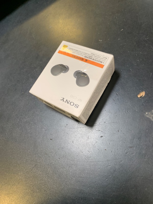 Photo 1 of Sony WF-C510 Truly Wireless in-Ear Bluetooth Earbud Headphones with up to 22-Hour Battery, Multipoint-Connection, Mic and IPX4 Water Resistance, Black- New