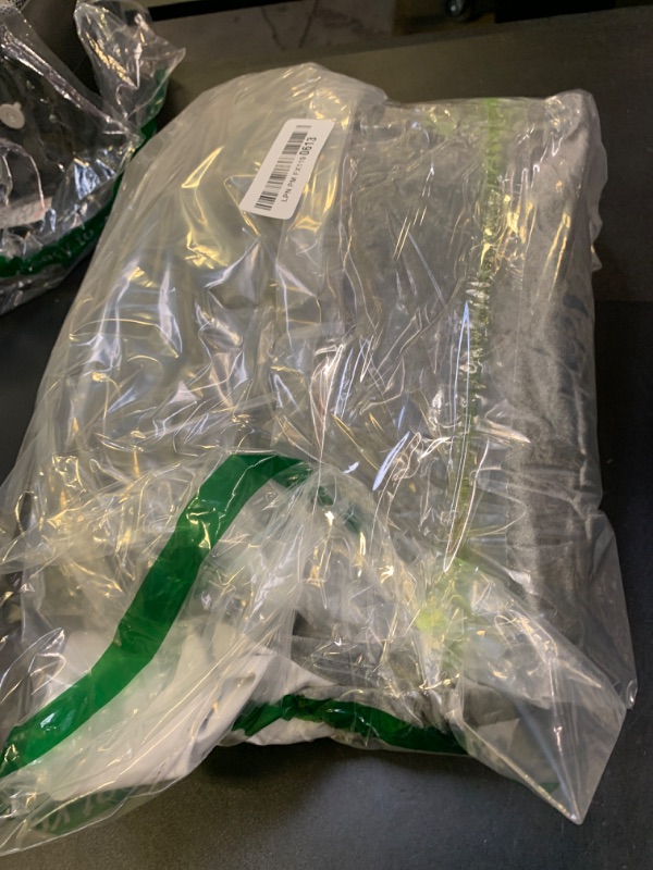 Photo 1 of Eclipse Absolute Zero Harper Velvet Blackout Thermal Insulated Rod Pocket Curtains for Bedroom, Single Panel, 50" x 84", Charcoal