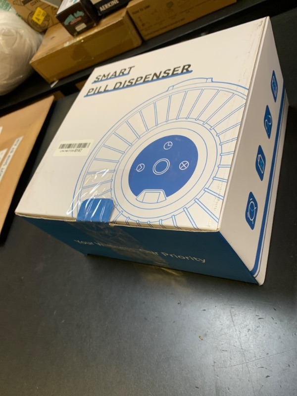 Photo 1 of Colorwing® 2025 Smart Pill Dispenser for Seniors - 31-Slot Automatic Medication Organizer with Bluetooth Alarms, Fingerprint & Mechanical Dual Lock, Daily Timed Dispenser (Elderly-Friendly Design)