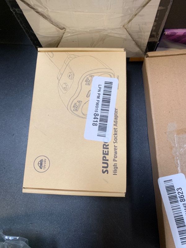 Photo 1 of [2025 Upgraded] Cigarette Lighter Splitter, SUPERONE 180W 2-Socket Cigarette Lighter Adapter with Dual QC3.0 and 20W PD USB C Car Charger Splitter for GPS/Dash Cam/Laptop/iPad/iPhone 17/16/15/14/13/12