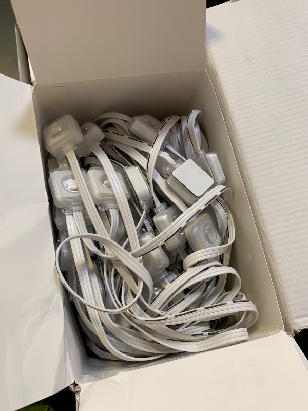 Photo 1 of Tropwellhouse Permanent Outdoor Light Pro, 100ft with 72 RGB+IC LED Lights, 90 Scene Modes, AI Light Design, IP67 Waterproof for Halloween Christmas Decor and Daily Lighting, Work with Alexa, Google