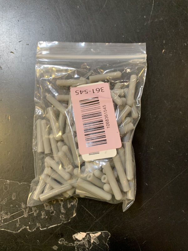 Photo 1 of 100 Pcs Universal Silicone Dishwasher Rack Tine Prong Repair End Tip Caps, Dishwasher Rack Tine Repair Kit, Round End Caps, Shelf Organizer Tip Cap Wire Thread Protector Cover, Anti Slip,1 inch, Gray