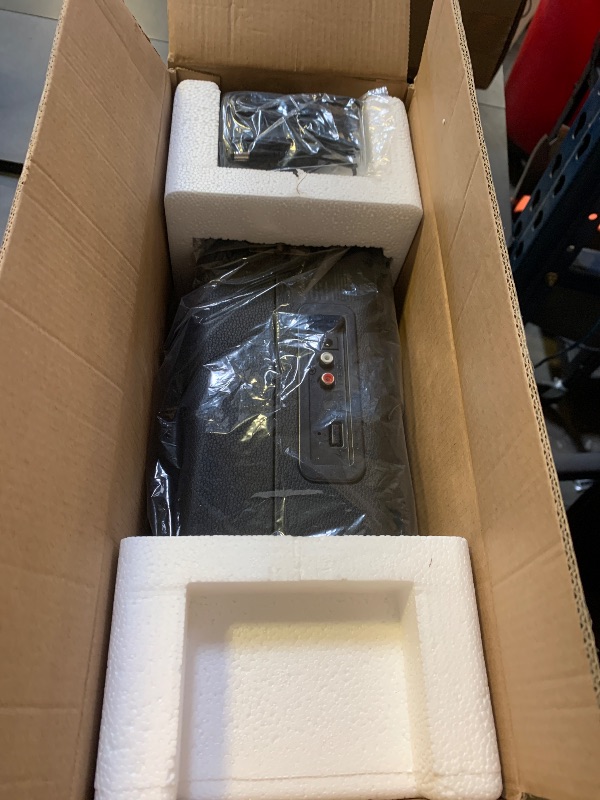 Photo 1 of Vinyl Record Player 3-Speed Bluetooth Suitcase Portable Belt-Driven Record Player with Built-in Speakers RCA Line Out AUX in Headphone Jack Vintage Turntable