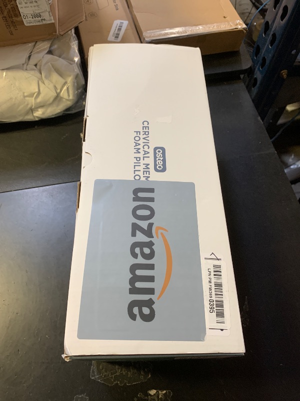 Photo 1 of Osteo Cervical Pillow for Neck Pain Relief, Hollow Design Odorless Memory Foam Pillows with Cooling Case, Adjustable Orthopedic Bed Pillow for Sleeping, Support for Side Back Sleepers