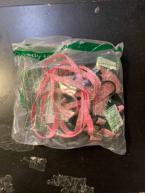 Photo 1 of rabbitgoo Cat Harness and Leash for Walking, Escape Proof Soft Adjustable Vest Harnesses for Cats, Easy Control Breathable Reflective Strips Jacket, Pink, XS