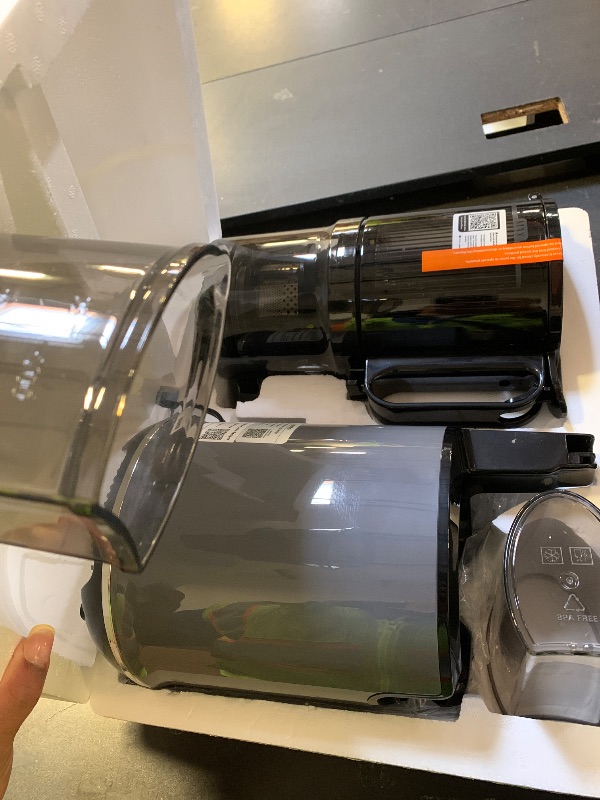 Photo 1 of Aeitto Juicer Machines, 5.3" Extra Large Feed Chute Cold Press Juicer, Fit Whole Vegetables & Fruits, Easy to Clean, High Juice Yield,Slow Masticating Juice Extractor,Self Feeding