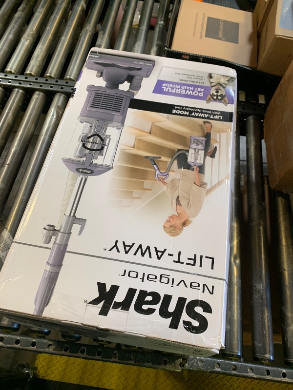 Photo 1 of **USED** Shark NV352 Navigator Lift Away Upright Vacuum, Hepa Filter, Anti-Allergen Technology, Swivel Steering, Ideal for Carpet, Stairs, & Bare Floors, with Wide Upholstery & Crevice Tools, Lavender