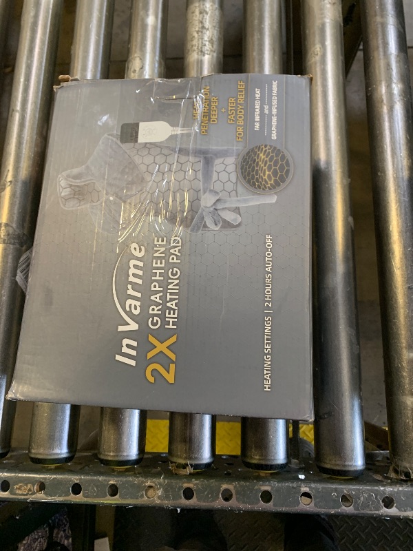 Photo 1 of InVarme Neck-Back Far Infrared Heating Pad: 2X Graphene and Luxury Plush Electric Heating Pad for Neck Shoulders and Back - 3X Deep Pain Relief for Mom Dad in Full Body - 24” X 37” 2H Auto Off