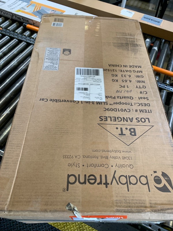 Photo 1 of Baby Trend Trooper™ Slim 3-in-1 Convertible Car Seat, Quartz Pink