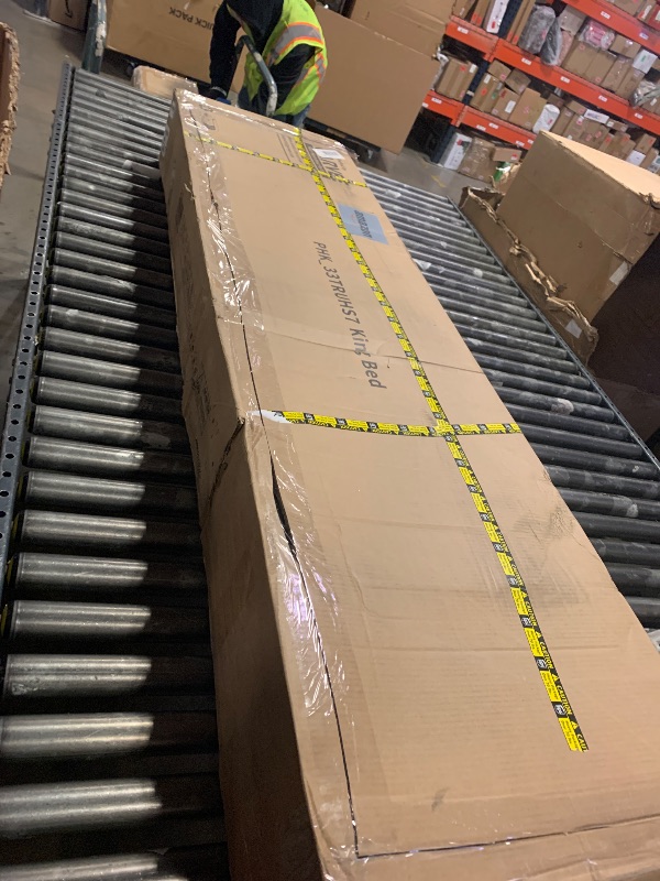 Photo 1 of IDEALHOUSE King Size Bed Frame with Storage Drawers, Corduroy Upholstered Platform with Wingback, No Box Spring Needed, Cream Beige