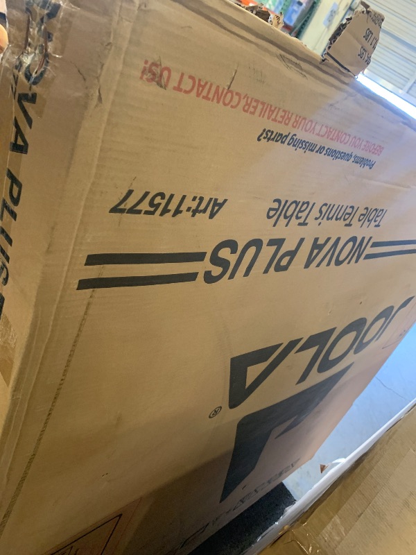 Photo 1 of JOOLA NOVA Ping Pong Table with Waterproof Table Tennis Net Set - Quick Assembly - All Weather Aluminum Composite Surface - Tournament Quality - Indoor & Outdoor Compatible ?Nova Plus