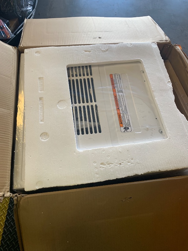 Photo 1 of Whirlpool 18,000 BTU Window Air Conditioner with Dehumidifier, 230V, Window AC for Large Rooms up to 1000 Sq. Ft., Bedroom, Living Room, Apartment, with Remote, 3 Speeds, and 24H Timer, White