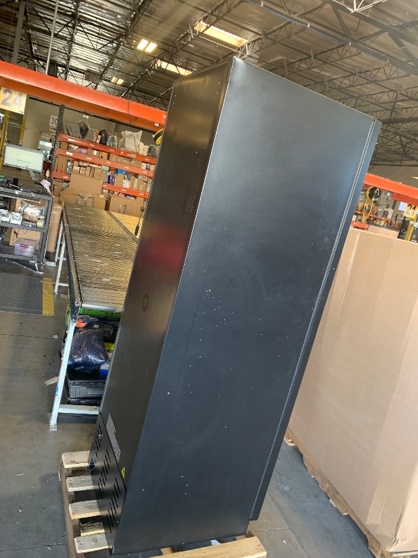 Photo 1 of 200 Bottle Dual Zone Wine Fridge – 24 Inch Large Capacity Wine Cooler Refrigerator Freestanding/Built-In with Upgraded Compressor, Low-Noise Wine Cellar & Intelligent Temperature Control - Black