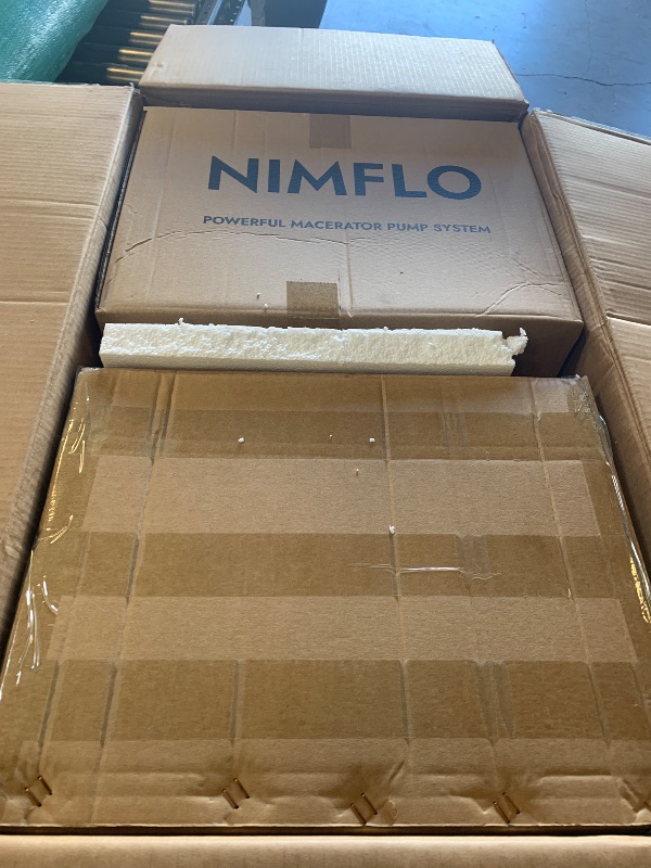 Photo 1 of 600W Macerating Toilet for Basement – Upflush Toilet System with Dual Flush Rear Outlet, Connects Sink & Tub, Includes Toilet Bowl, Water Tank & Macerator Pump – by NIMFLO