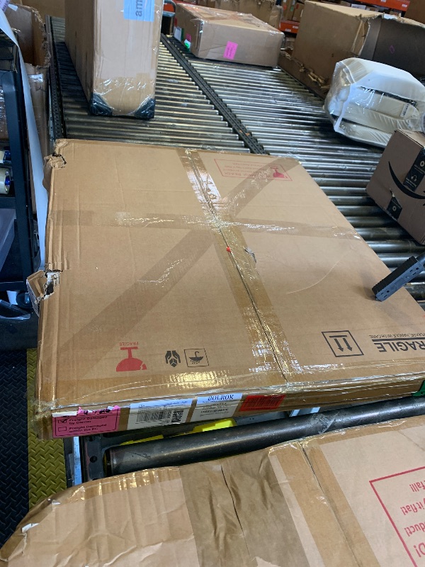 Photo 1 of bolrok Bathroom Mirror Brushed Nickel, 30 x 36 Inch Metal Frame Rectangle Mirror Rounded Silver Modern Vanity Mirror Anti-Rust for Bathroom, Farmhouse Wall Mounted Vertically/Horizontally