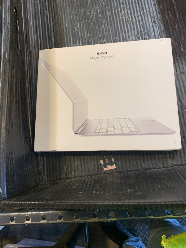Photo 1 of Apple iPad Magic Keyboard Case for iPad Pro 13-inch (M4 and M5), Great Typing Experience, Built-in Trackpad, Function Row, US English - White