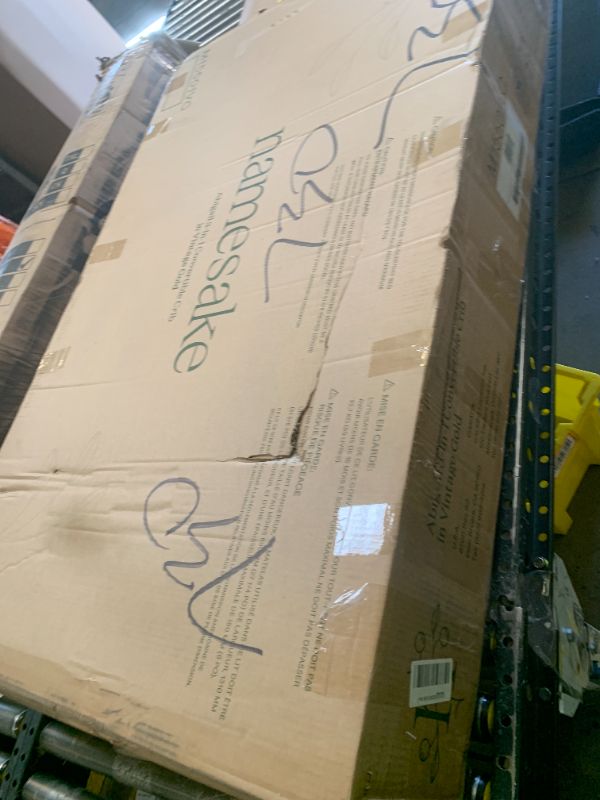 Photo 1 of Namesake Abigail 3-in-1 Convertible Baby Crib (Gold) - GREENGUARD Gold Certified - Convertible Crib to Toddler Bed and Daybed - Baby Bed w/ 4 Adjustable Heights - Vintage Baby Crib Convertible