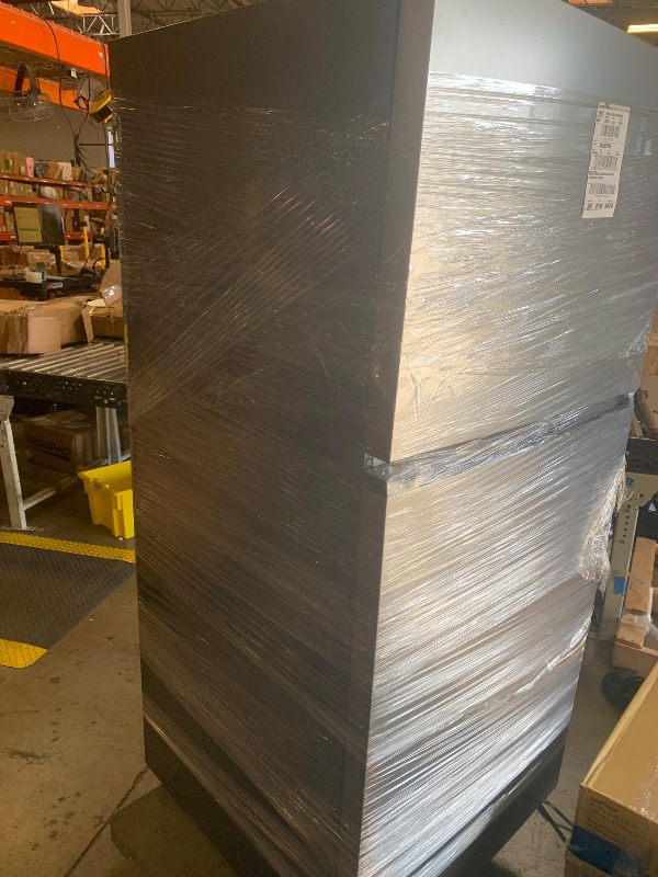 Photo 1 of BLACK+DECKER 20.1 Cu. Ft. Top Mount Refrigerator with Freezer, 2 Door Fridge with Top Freezer and Adjustable Temperature Control, Full Size Kitchen Refrigerator, ENERGY STAR, BR2010JS, Stainless Look