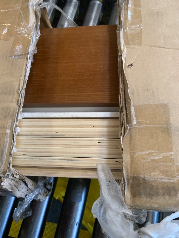 Photo 1 of Modway Margo Full Wood Platform Bed Frame in Walnut