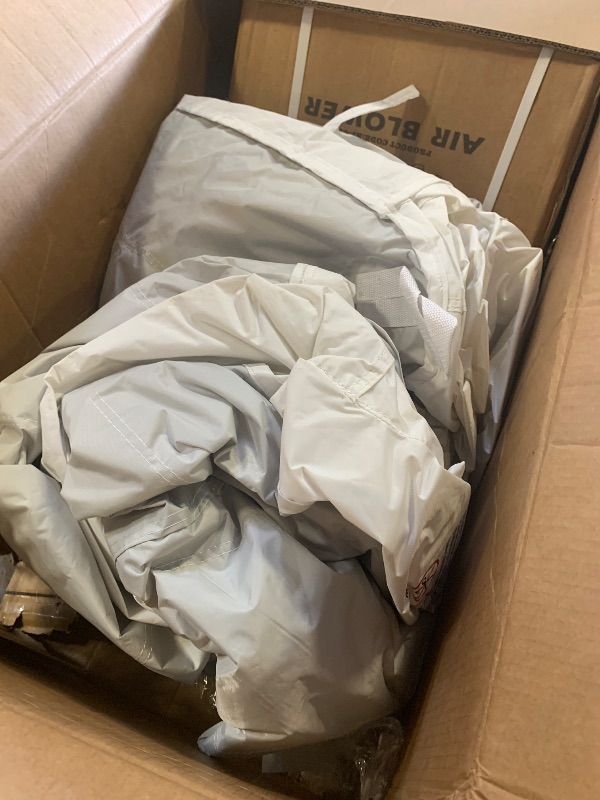 Photo 1 of White Bounce House for Adults Kids, 13.5FT PVC Commercial Grade Bounce House for Kids 5-12 with 750W Powerul Blower, Inflatable Large Bounce House Wedding Birthday Party Decorations 13.5 x 11.5 x 10FT