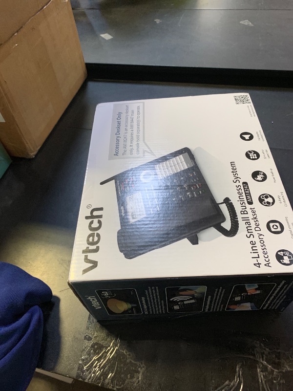 Photo 1 of VTech AM18247 Extension Deskset for VTech AM18447 Small Business System, Black