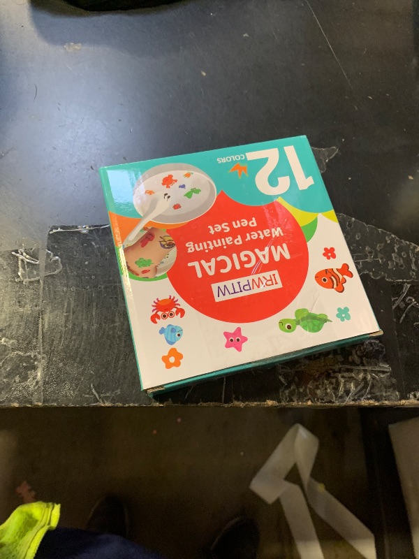 Photo 1 of **INCOMPLETE** IRWPITW Magic Drawing Pen Bundle, Colors Magical Water Painting Pens for Kids, Kiddies Create Magic Pen Floating Ink Drawings Set with Spoons and Towel, Tattoo Water Marker Gifts for Boys and Girls