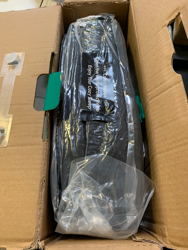 Photo 1 of Three Geese Pinch Pleat Waterfowl Feathers and Down Comforter Queen Size Duvet Insert, 1200TC 100% Cotton Fabric, Premium All Seasons BlackGrey Warm Hotel Comforter with 8 Tabs.