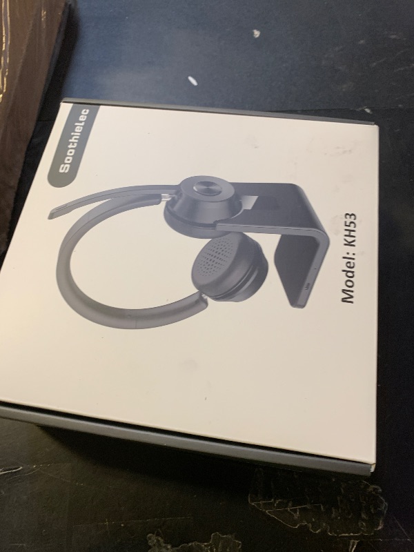 Photo 1 of (Upgraded Version) Wireless Headset, Bluetooth Headset with Noise Cancelling Microphone, Best Headphones with Mic Mute & USB Dongle for PC/Computer/Laptop/Cell Phones/Remote Work/Call Center