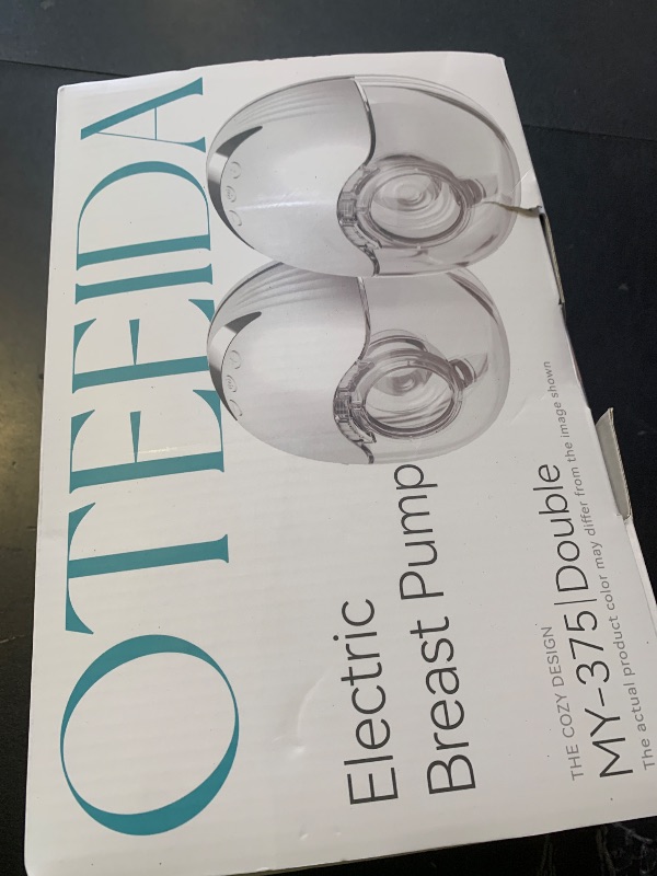 Photo 1 of Hands Free Breast Pump Wearable MY-375 - Strong Suction, Low Noise, Wearable Breastfeeding Pump with 4 Mode &12 Levels, Portable Electric Breast Pump 24mm - 19/21/Insert/Flange, 2 Pack (White)