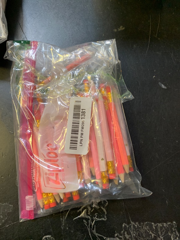 Photo 1 of *********READ CLERK NOTES**********  
Vusnud 50Pcs - Baby Shower Sharpened Half Pencils with Erasers, Pre-sharpened Pencils for Baby Shower Games, 4 Inches