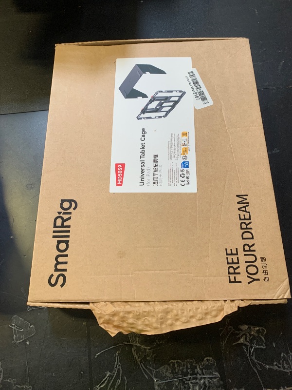 Photo 1 of SMALLRIG Universal Metal Cage for iPad, Tripod Mount Adapter Monitor Fits for iPad Pro 12.9, Air, Mini and More, with 1/4"-20, 3/8"-16 Holes, Cold Shoe Mount - MD5059